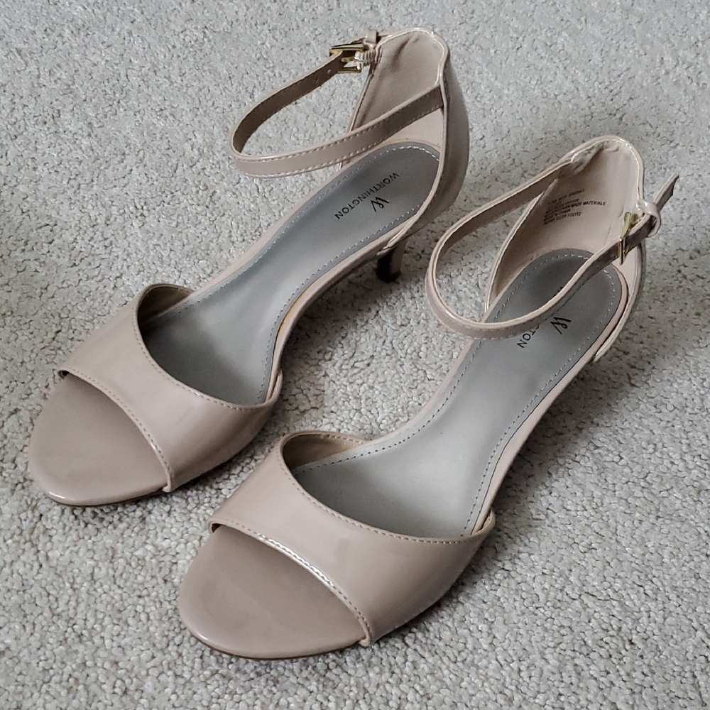 Worthington Nude Women Kitten Heels